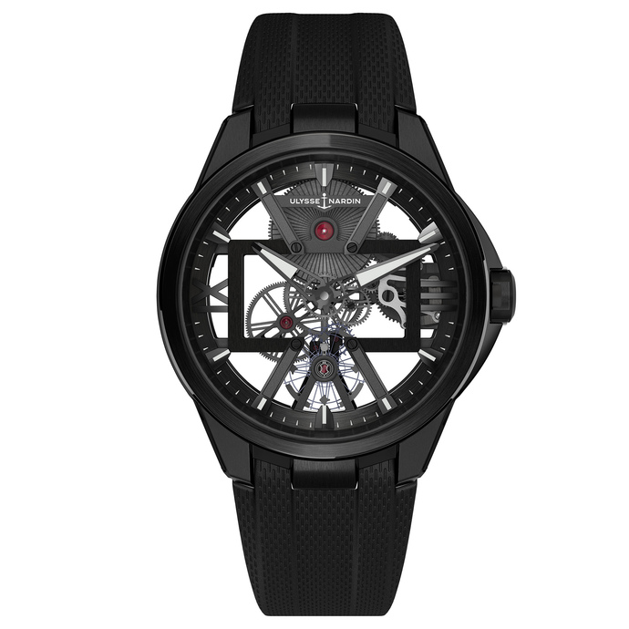 Cheap Ulysse Nardin Skeleton X 3713-260-3/BLACK watch Perfect